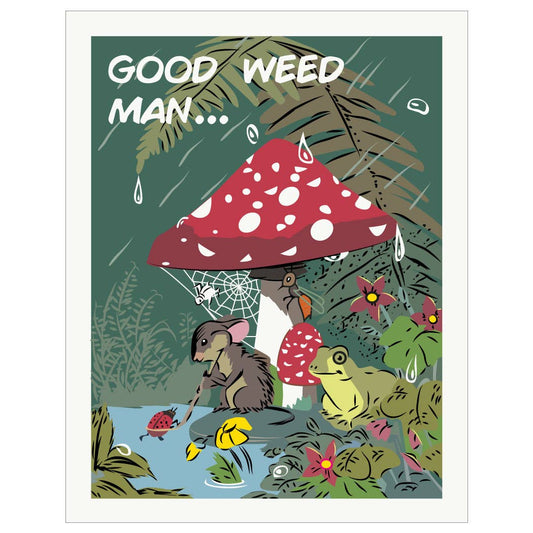 Good Weed Man Pondscape Magnet