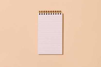 Shrimp Cocktail Letterpress Pocket-size Spiral Notebook