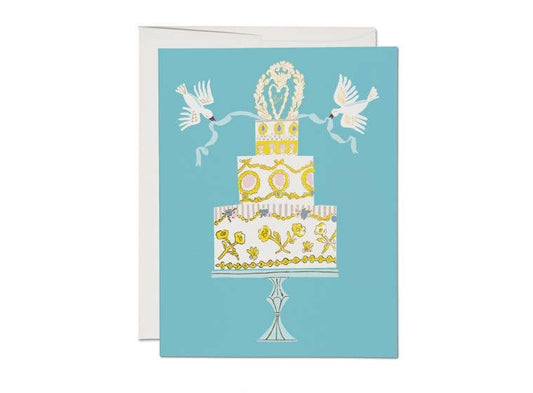 Love Cake wedding card