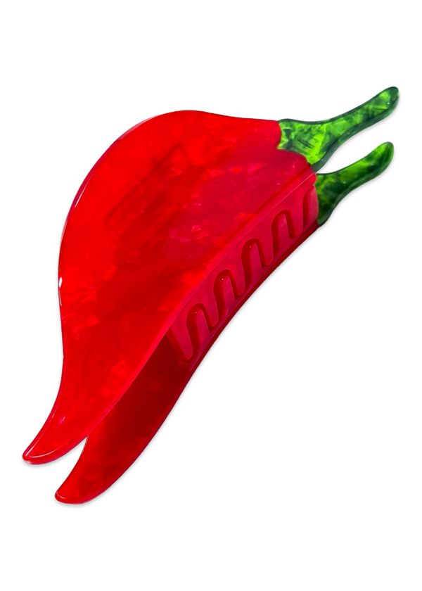 Midi Chili Pepper Hair Claw Clip