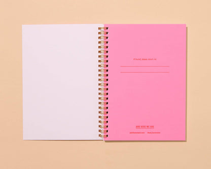 Sardines A5 Letterpress Spiral Notebook