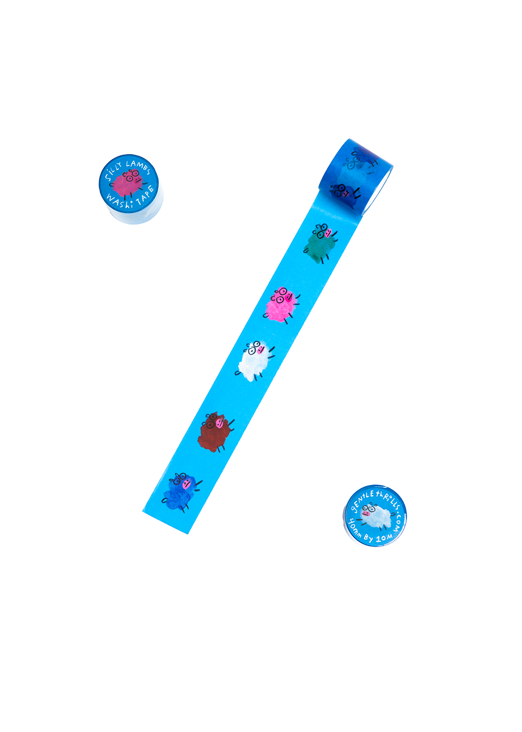 Silly lambs washi tape