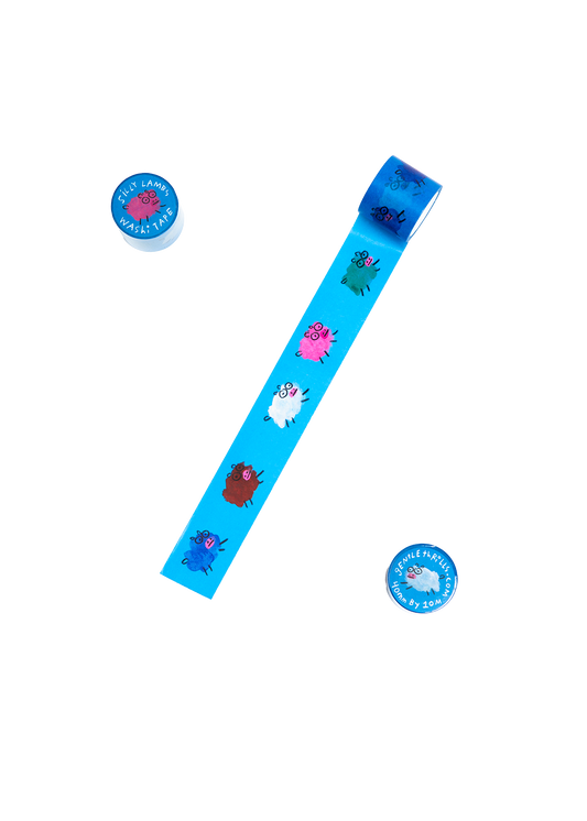 Silly lambs washi tape