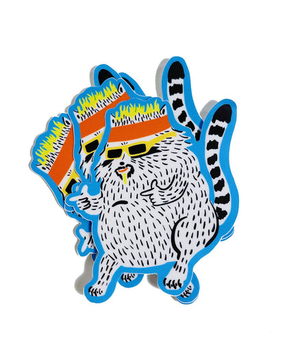 Flavortown Raccoon Sticker