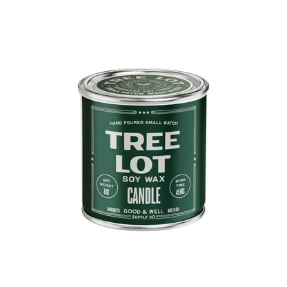 Tree Lot Soy Candle - 1/2 Pint / Cotton Wick