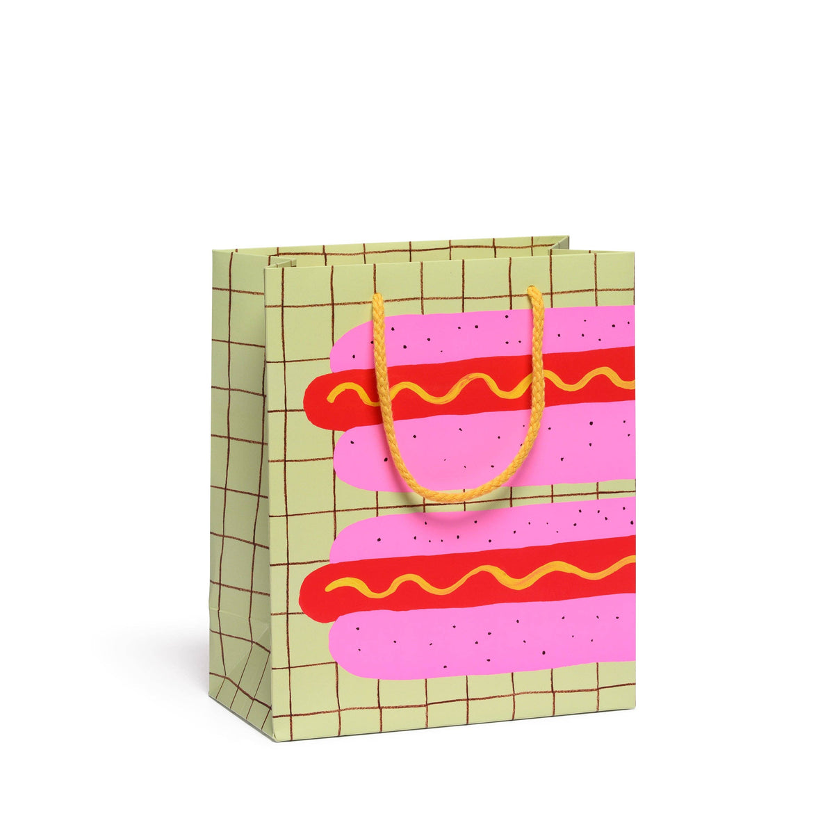 Neon Hot Dog medium gift bag: Medium