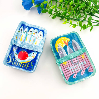 Sardines Hair Claw Clip