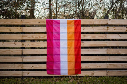 Lesbian Pride Flag: (L) 3ft x 5ft Single Sided
