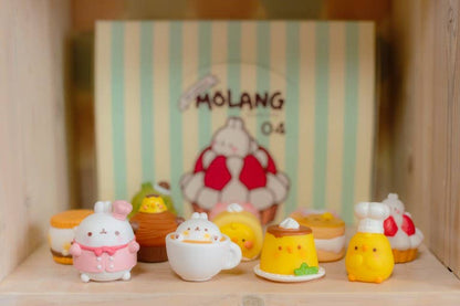 Molang Cafe Dessert Random Figurine Toy Box