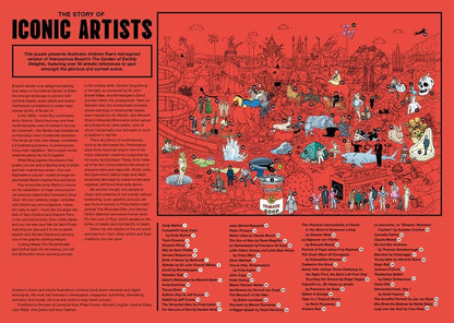 The Story of Iconic Artists: 500 Piece Puzzle