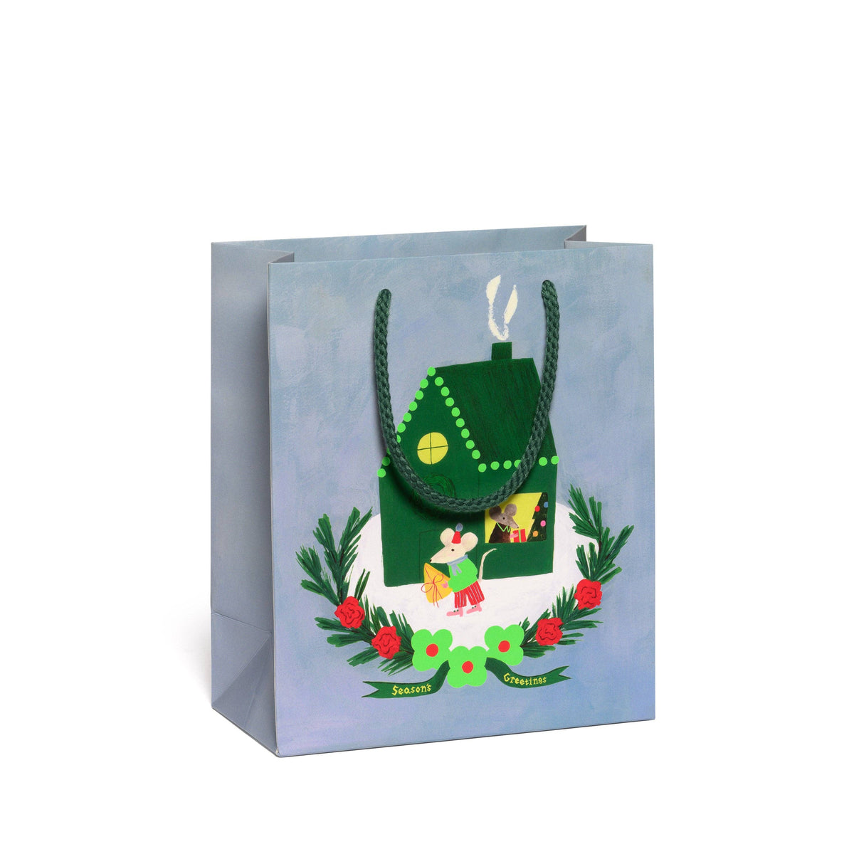 Christmas Mice medium gift bag