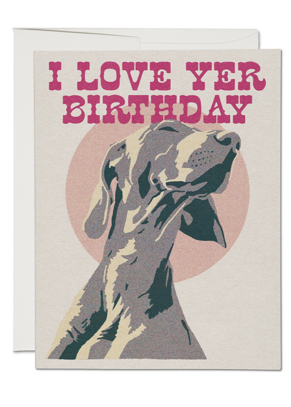 Yer Birthday birthday greeting card