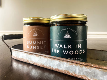 Pine & Campfire Soy Wax Candle - 9oz