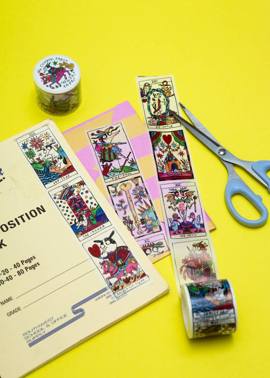 Cowgirl tarot washi tape