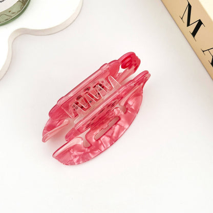 Retro Telephone Acrylic Hair Claw Clip