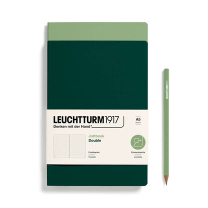 Jottbook A5 - Pack of 2: Lemon & Rising Sun / Medium / Plain