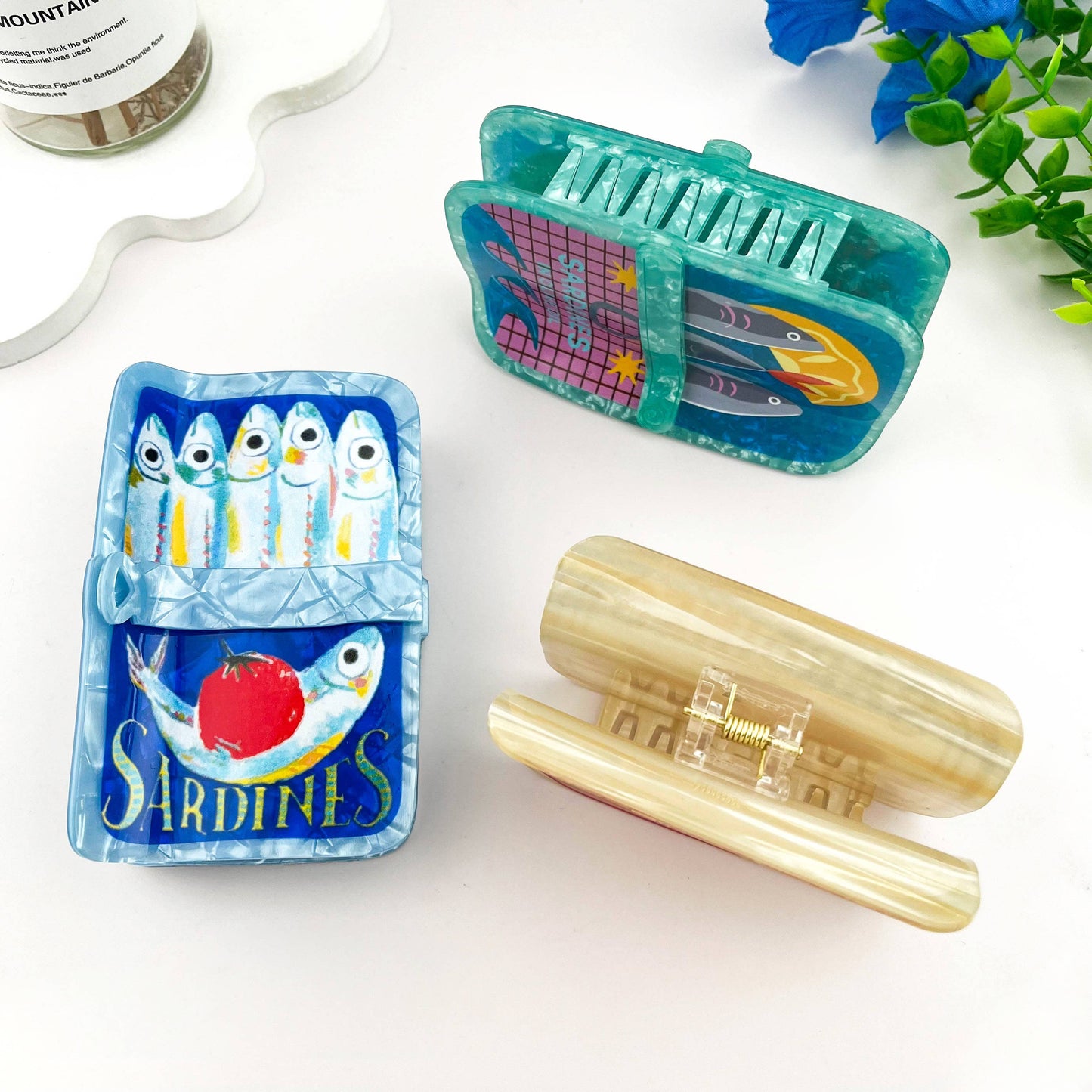 Sardines Hair Claw Clip