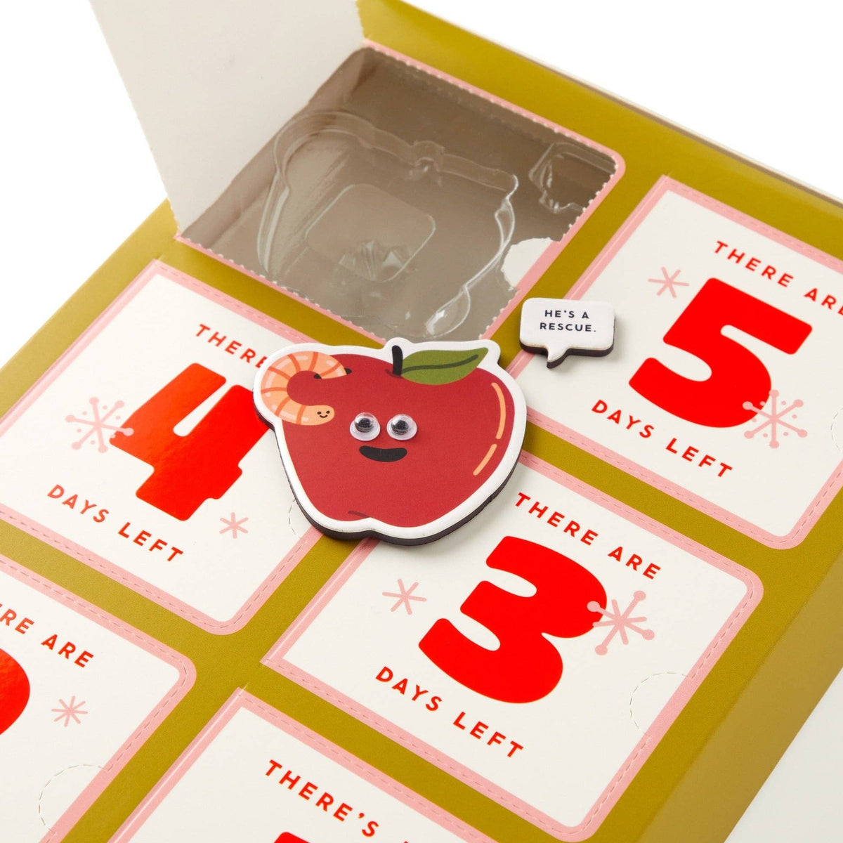 Brass Monkey What Googly-Eyed Fun Magnet Countdown Calendar