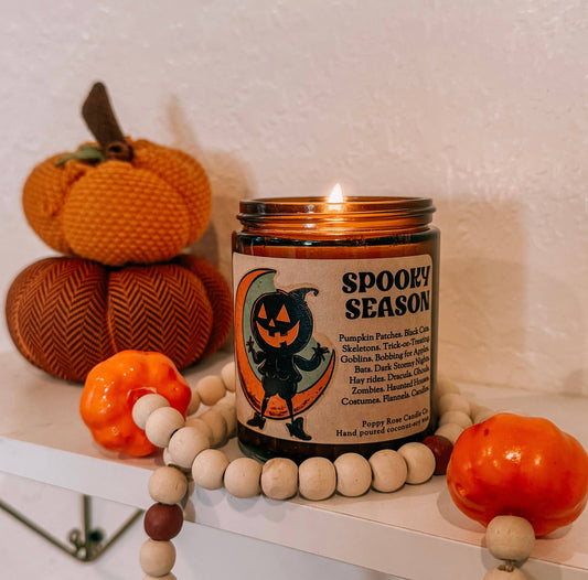Spooky Season Halloween Candle