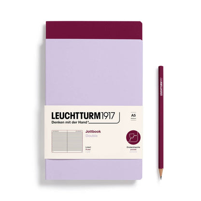 Jottbook A5 - Pack of 2: Lemon & Rising Sun / Medium / Plain