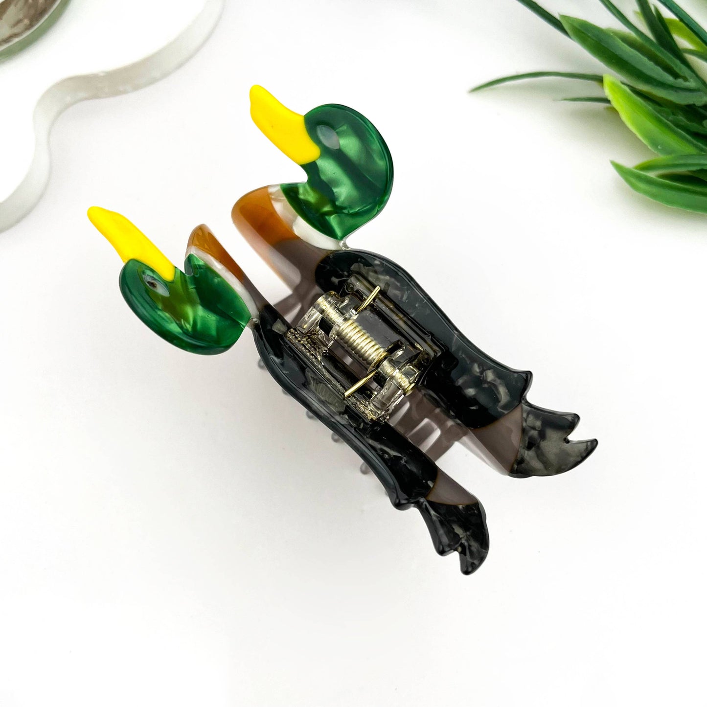 Mallard Duck Hair Claw Clip