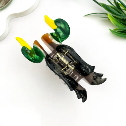Mallard Duck Hair Claw Clip