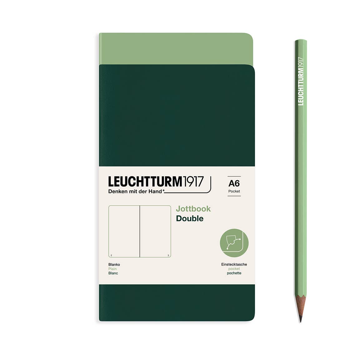 Jottbook A5 - Pack of 2: Lemon & Rising Sun / Medium / Plain