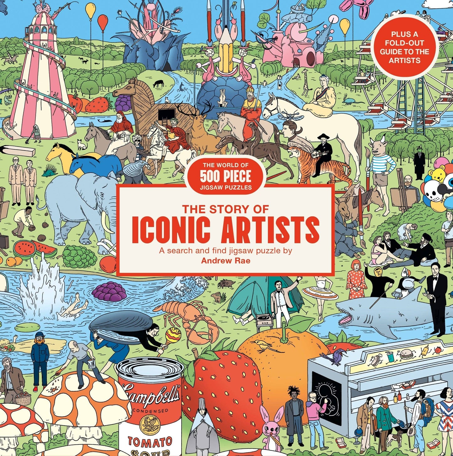 The Story of Iconic Artists: 500 Piece Puzzle