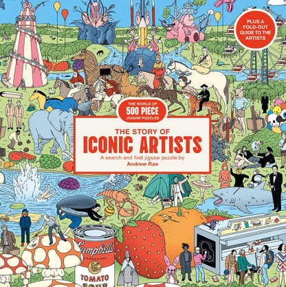 The Story of Iconic Artists: 500 Piece Puzzle
