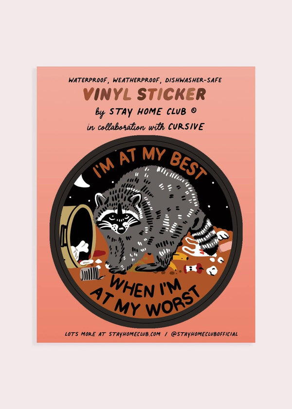 At My Best Vinyl Sticker