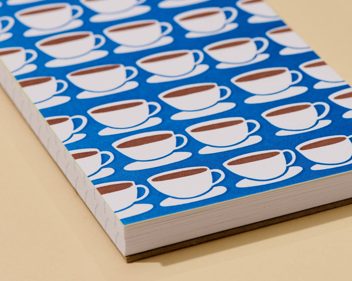 Letterpress Small Spiral Notebook—Coffee Mug