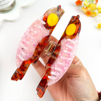 Owl Hair Claw Clip