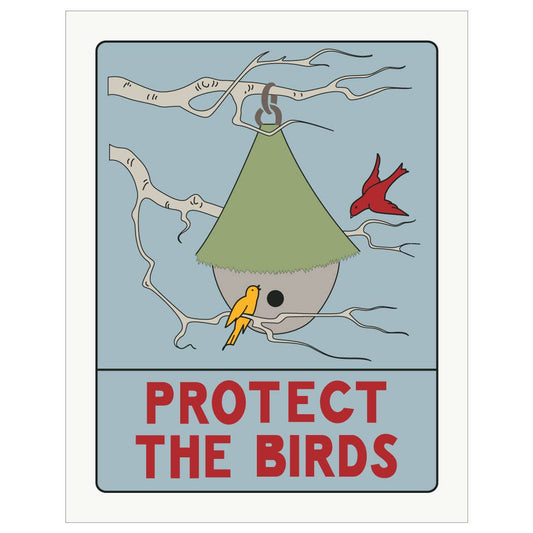 Protect The Birds Magnet