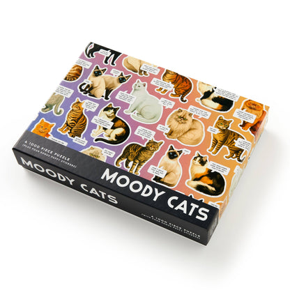 Brass Monkey Moody Cats 1000 Piece Puzzle