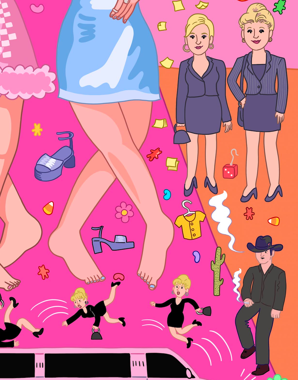 Romy and Michele movie print