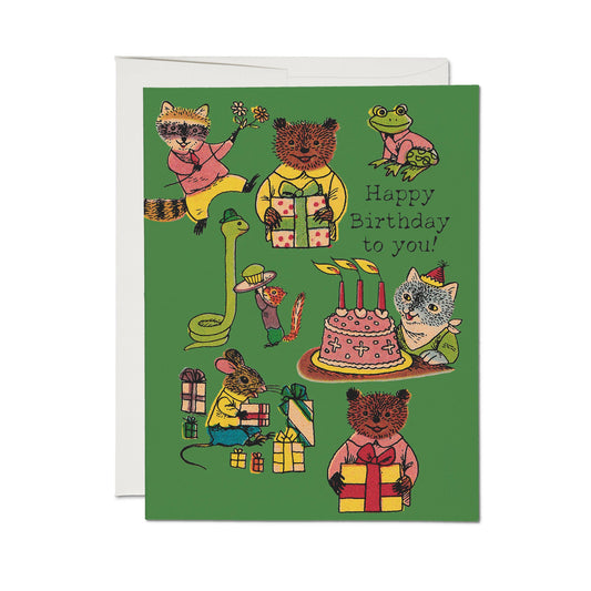 Critter Wishes greeting card