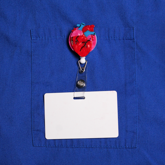 Anatomical Heart Badge Reel