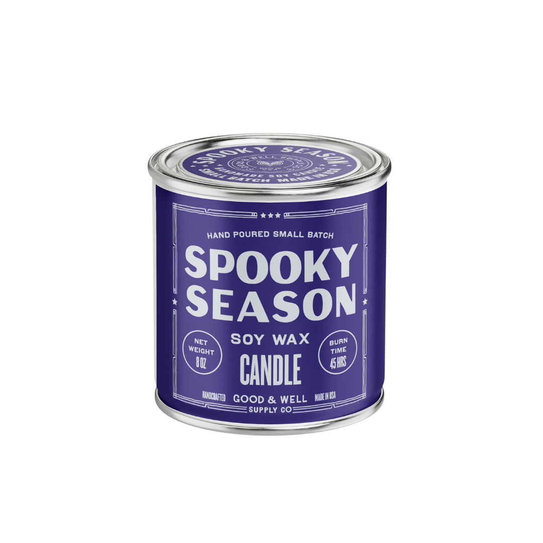 Spooky Season Soy Candle -  1/2 Pint / Cotton Wick