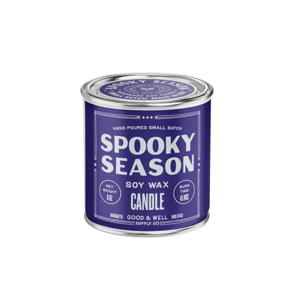 Spooky Season Soy Candle -  1/2 Pint / Cotton Wick