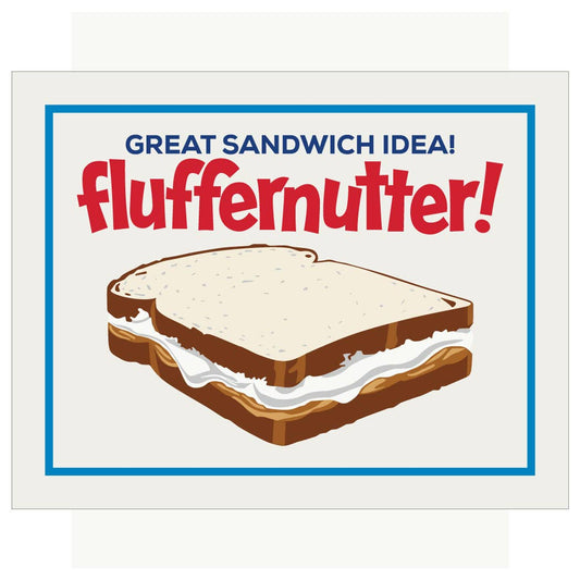 Marshmallow Fluffernutter Sandwich Magnet