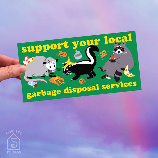 Garbage Disposal Services Bumper Sticker