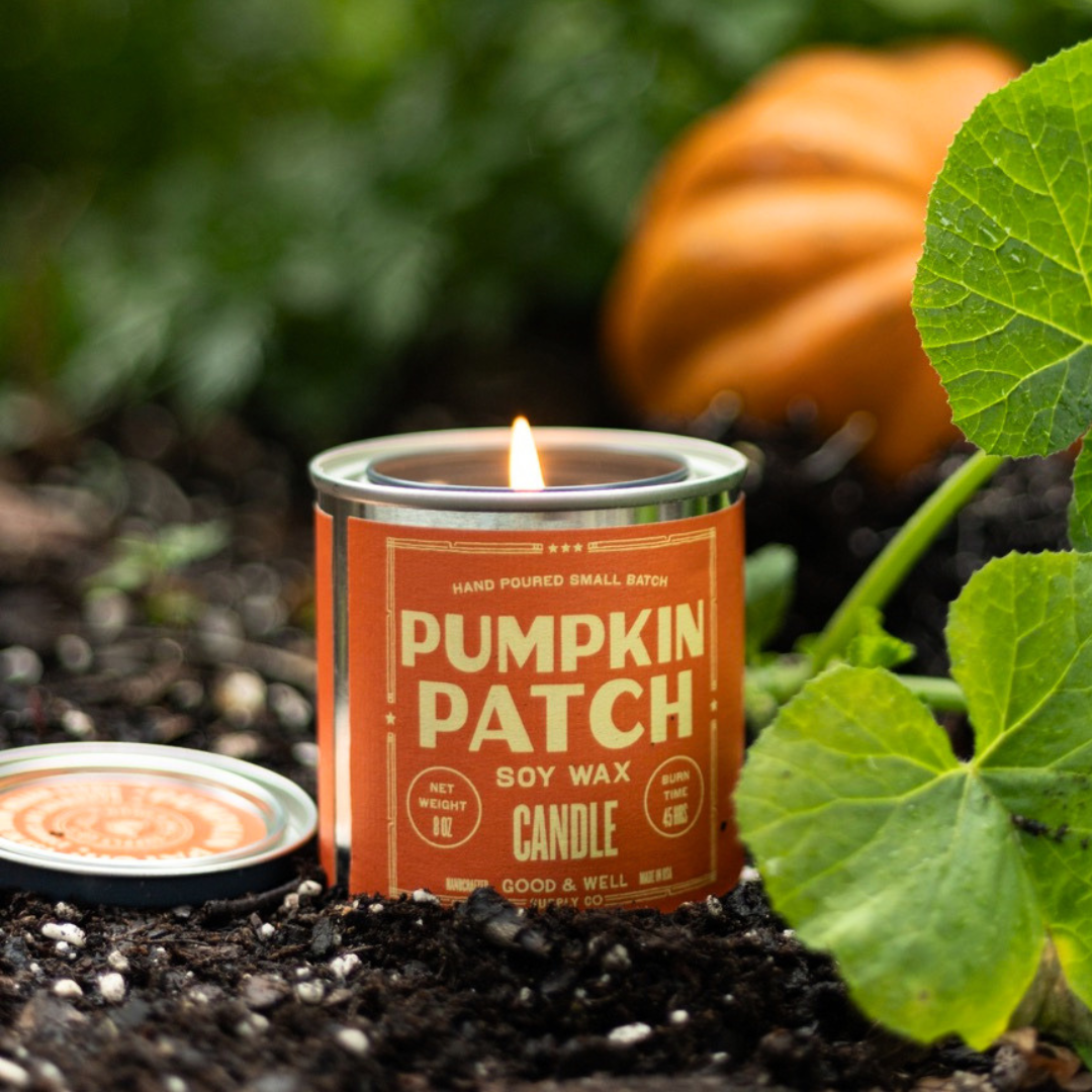 Pumpkin Patch Soy Candle - 1/2 Pint / Cotton Wick