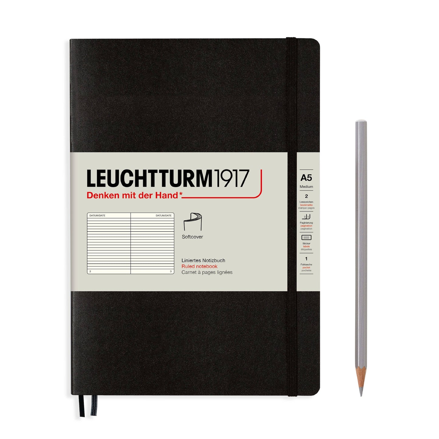 Notebooks - Medium (A5): Powder / Hardcover / Ruled