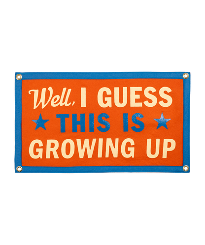Well, I Guess This Is Growing Up Camp Flag • Blink-182 x Oxford Pennant