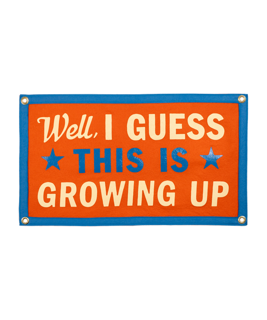 Well, I Guess This Is Growing Up Camp Flag • Blink-182 x Oxford Pennant