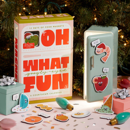 Brass Monkey What Googly-Eyed Fun Magnet Countdown Calendar
