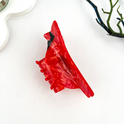 Cardinal Hair Claw Clip