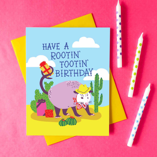 Rootin' Tootin' Birthday Card