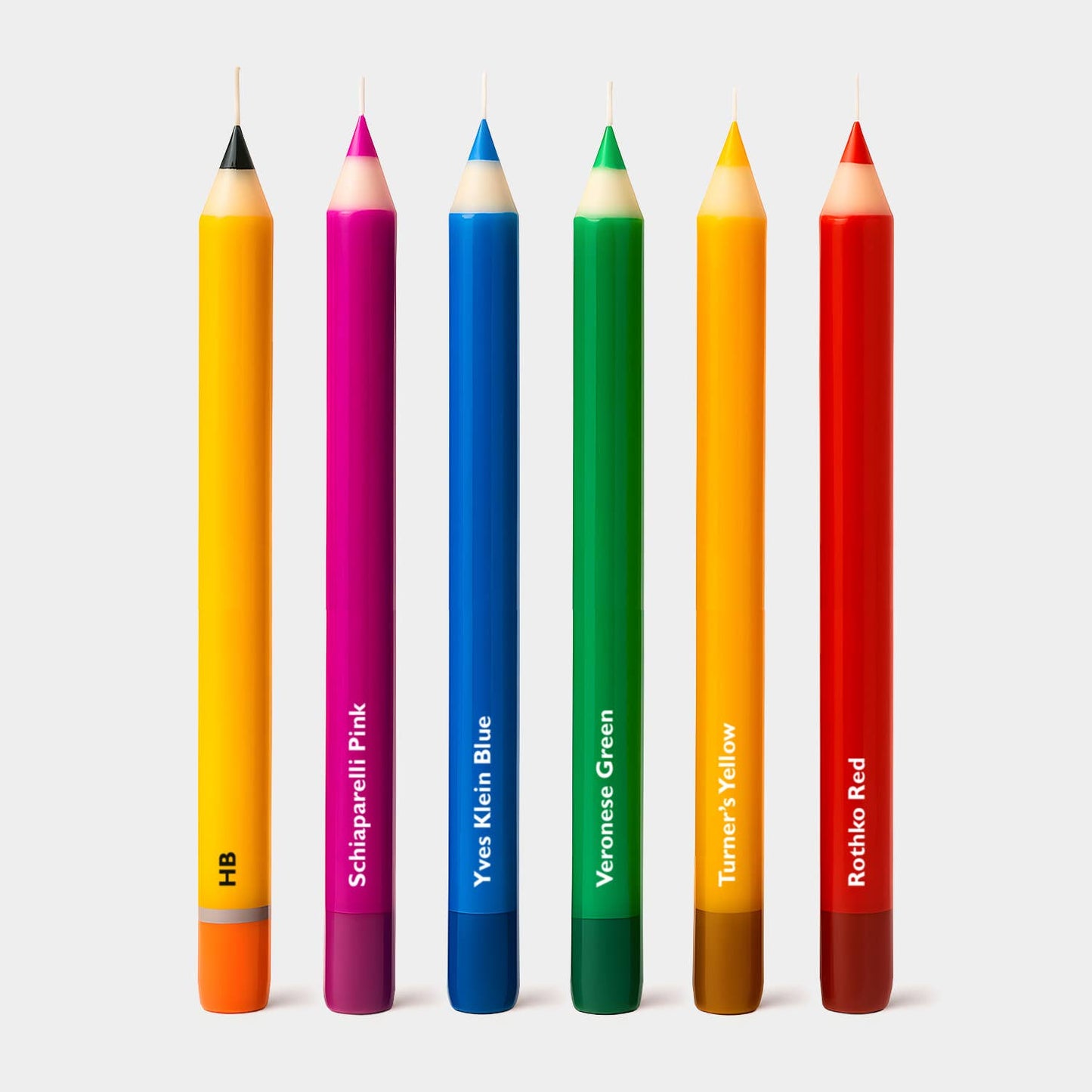 Pencil Taper Candles – HB Yellow (2 pack)