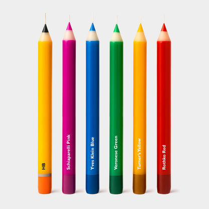 Pencil Taper Candles – HB Yellow (2 pack)